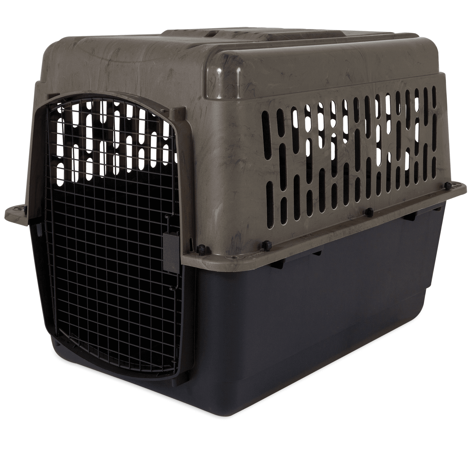 Ruffmaxx Plastic Dog Kennel, Camo and Black, 36 inch (50-90 Pound)
