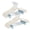 Ivory-20 Pack, variant on Clothes Hangers Gray 20 Pack Adjustable Clip Non-Slip Organizer for Pants Skirts Blouses Dresses