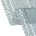 thumbnail image 4 of Unique Bargains Fringe Table Runner Hollow Out Table Flags for Daily Decoration Grey Blue 13"x72", 4 of 5
