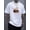 White, variant on Men'S Casual Graphic T-Shirt - "Hot Rod Rockabilly" Print, White Crew Neck Short Sleeve Tee with Car Design, Perfect for Summer, Casual Summer Wear | Bold Print Tee | Comfortable Fit