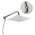 thumbnail image 3 of Rainfall Shower Head,G1/2 Thread 25cm Wall Stainless Steel Shower Head Bathroom Rainfall Shower Head Expertly Crafted, 3 of 8