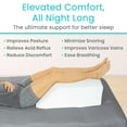 thumbnail image 4 of Xtra-Comfort Memory Foam Leg Elevation Pillow – Wedge Pillow for Swelling, Circulation, Pain Relief, Post-Surgery Support, Beige, 4 of 9