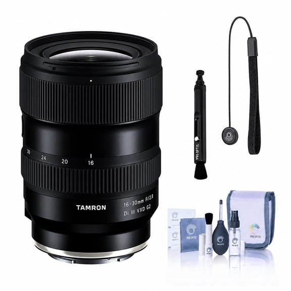 Tamron 16-30mm f/2.8 Di III VXD G2 Lens for Sony E, Bundle with 67mm Filter Kit, Lens Case, Pen Lens Cleaner, Cleaning Kit and Lens Cap Tether