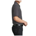 thumbnail image 4 of Yellow Rooster Mens Short Sleeve Dry Zone UV Micro-Mesh Pocket Polo Graphite L, 4 of 4