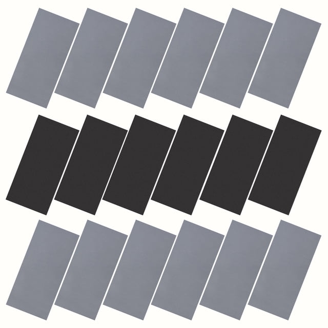 HEALEEP Ensemble de 72 Pcs Papier de Verre Humide et Sec en Carbure de Silicone Multi pour Voiture