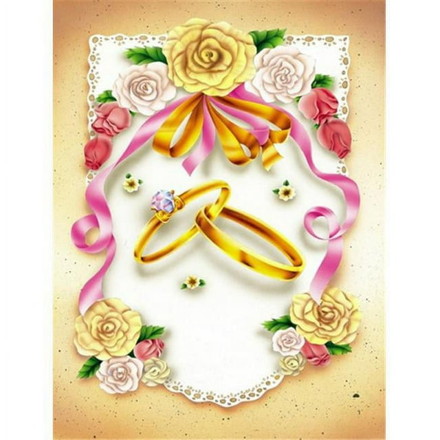 Carolines Treasures APH0604GF Anneaux de Mariage Drapeau Taille de Jardin