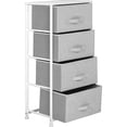 thumbnail image 3 of Mueble Buró Organizador Houzer Comoda 4 Cajones Tela Moderno Gris, 3 of 6