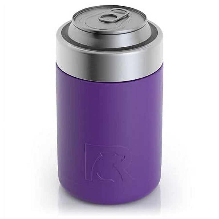 RTIC Can Cooler Insulated Beverage, Soda Can Cooler with Lid, Stainless  Steel Metal, Double Wall Insulation for Cans, Sweat Proof, 12oz, Majestic  Purple 