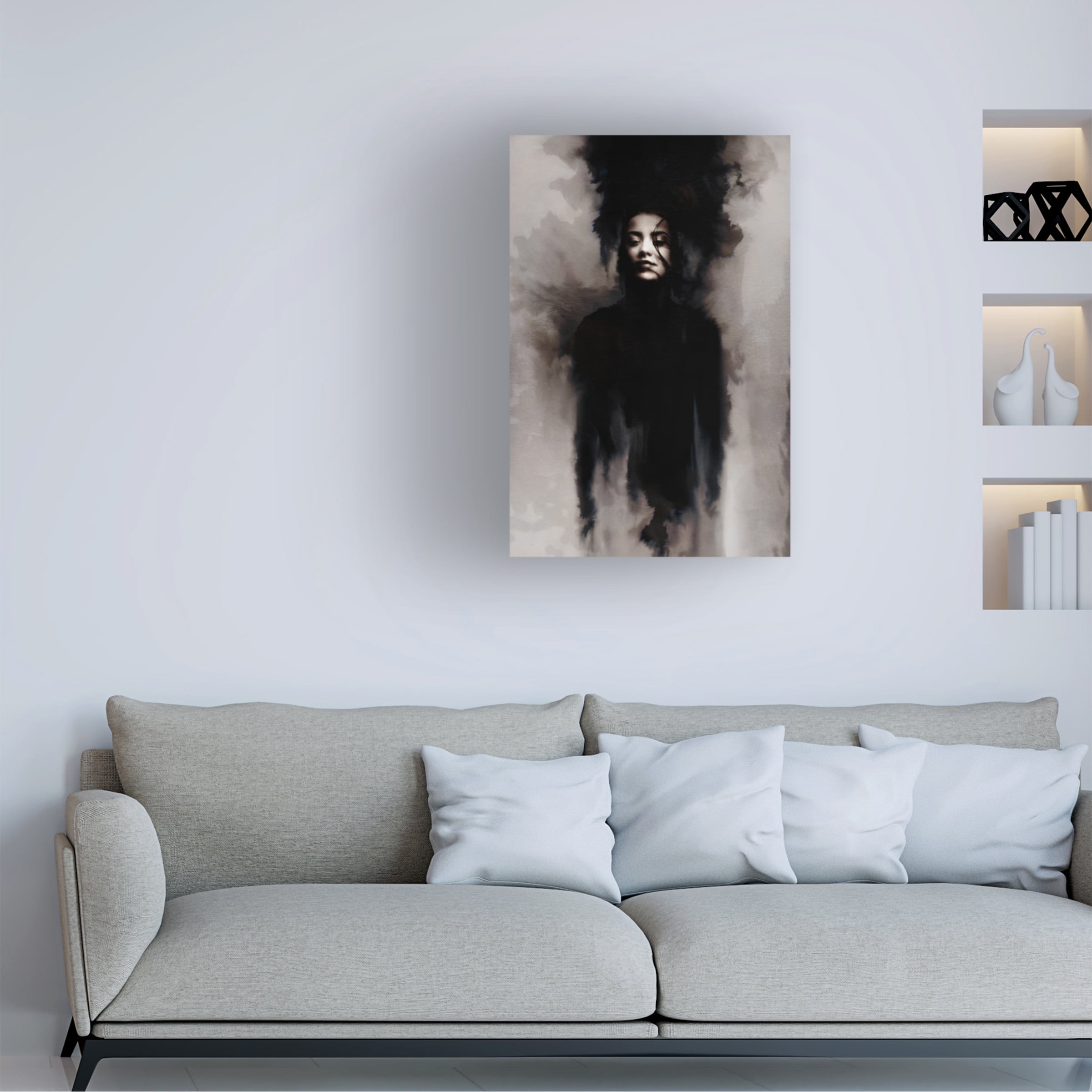 Marina Yushina 'Face' Canvas Art