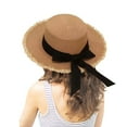 thumbnail image 2 of Shadoumai Sun Hats for Women Wide Brim Bucket Hat Ponytail, Fishing Hat UPF 50+ Packable for Beach Gardening with Fold-Up Brim, 2 of 5