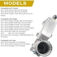 thumbnail image 4 of 926-876 Engine Oil Cooler and Oil Filter Housing Compatible with 2011-2016 Chrysler 200 300, Dodge Charger Cherokee Wrangler Ram 1500 ProMaster 3.6L,Replace 68105583AF 5184304AE Aluminum, 4 of 5