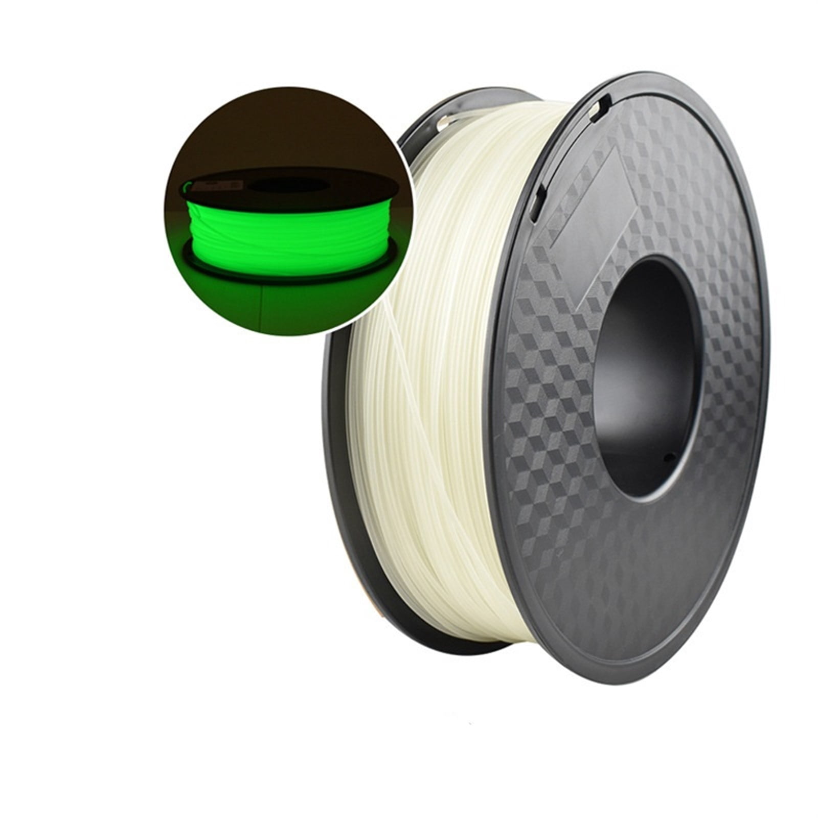 Glow in the Dark PLA Filament, 3D Printer Filament Green Luminous 1.75mm 1kg Per Spool for 3D Printing