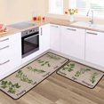 thumbnail image 1 of Sunmdecor Kitchen Rugs Farmhouse Style,Anti Fatigue Kitchen Rug Set PVC Non Slip Waterproof Washable Rug(17"x47.2"+17"x23.6"), 1 of 6