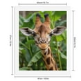 thumbnail image 2 of Paint By Numbers Kit for Adults Beginner - DIY Giraffe Close Up Jungle Foliage Canvas Painting Kits for Adults, Frameless Paint By Number for Adults for Home Wall Decor 16x20 Inch, 2 of 7