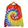 thumbnail image 2 of Tie Dye Zipper Hoodie For Men Women Unisex Sweatshirts Fashion Autumn Harajuku Hip Hop Tops Casual Boys Girls Zipper Hooded Tops, 2 of 3