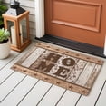 thumbnail image 4 of Entryway Rug 2'x3', Vintage Farmhouse Small Rug for Kitchen Bathroom Door Mat Indoor Entrance, Retro Home Text Country Star Wooden Non-Slip Area Rugs Floor Mats Carpet Front Door Rugs, 4 of 8