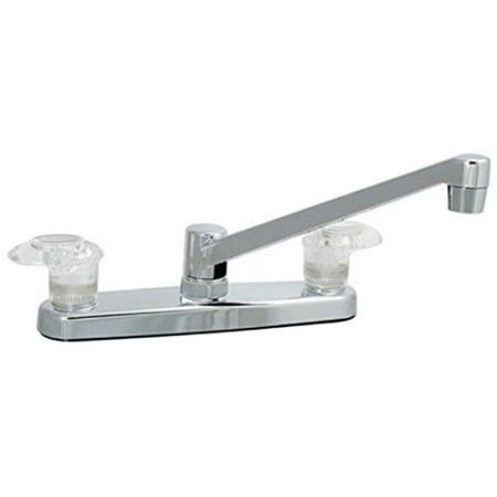 Catalina 8 in.Two-Handle Deck Faucet Quarter Oval, Chrome