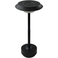 thumbnail image 2 of Lámpara de mesa inalámbrica recargable LED lámpara de escritorio 1800mah funciona con pilas 3 colores atenuación continua  táctil luz nocturna (negro), 2 of 7