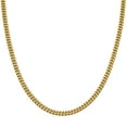 thumbnail image 3 of LOVEBLING 10K Yellow Gold 8.5mm Hollow Miami Cuban Chain Necklace with Box Lock (22), 3 of 5