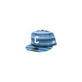 thumbnail image 1 of Crooks & Castles Mens The Baja Califas Fitted Baseball Cap, Blue, 7 3/4, 1 of 1