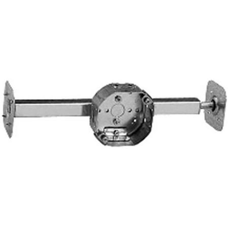 Thomas Betts 54151cfb Bhl Ow 1 5 In Pre Galvanized Steel Octagon Ceiling Fan Support Box With Old Work Bar Hanger