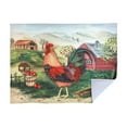 thumbnail image 1 of Microfibre Drying Mat Roosters, 1 of 3