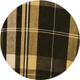 thumbnail image 1 of Ahgly Company Indoor Round Patterned Midnight Gray Area Rugs, 7' Round, 1 of 6