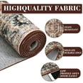 thumbnail image 7 of Area Rug 8x10 Washable Rug Distressed Vintage Floral Rug Non Slip Low Pile Thin Foldable Floor Mats Soft Non Shedding Indoor Carpet Retro Carpet Red, 7 of 7