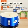 thumbnail image 2 of VEVOR - Batería para niños, 5 piezas, 16 pulgadas, batería completa para principiantes con bajos, toms, caja, bombo, trono ajustable, platillo, pedal Hi-Hat y dos pares de baquetas, 2 of 9