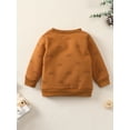 thumbnail image 2 of Qiylii Children's Long Sleeves Sweatshirt Round Neck Cute Sun Printed Tops, 2 of 7