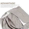 thumbnail image 4 of OULII Back Waist Length 88-115cm 1Pack Adult Washable Diaper Pants, 4 of 5