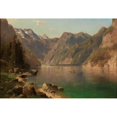thumbnail image 3 of Adolf Chwala 24x18 Black Modern Framed Museum Art Print Titled - Konigssee, 3 of 5