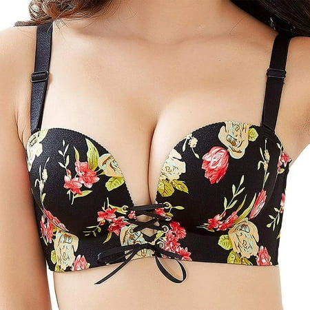 

Womens Sports Bras Posture Corrector Bra Stretchy No Underwire Padded Bandeau Bra Front Closure Bra Crop Wire Free Bra Comfort Wireless Bra Small to Plus Size Everyday Wear Criss Cross Bras