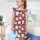 thumbnail image 4 of Balery Cute Baseball Camisón de princesa para niñas, pijama de algodón con mangas abullonadas, suave y bonito.-Small, 4 of 6
