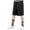Black, variant on LEKWK Girls Bermuda Athletic Shorts Quick Dry Knee Length Workout Shorts Elastic Waist Sun Protection Loose Bottoms Summer Running Basketball Soccer Outfits