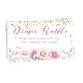 thumbnail image 2 of Inkdotpot 30Gender Reveal Baby ShowerDiaper Raffle Ticket Lottery Insert Cards Supplies Games For Baby Shower Party Bring A Pack Of Diapers To Win Favors Gifts And Prizes, 2 of 5
