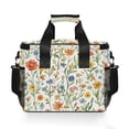 thumbnail image 7 of FORMRS Insulated Cooler Bag 24 Cans Capacity Soft Leakproof Lunch Box with Side Pockets, Watercolor Wildflowers Pattern, 7 of 7