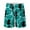 Black, variant on IROINNID Men's Casual Comfy Printed Breathable Loose Vacation Swimming Shorts