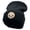 Navy, variant on Spooky Moon Embroidered 12 Inch Long Knitted Beanie - Navy OSFM