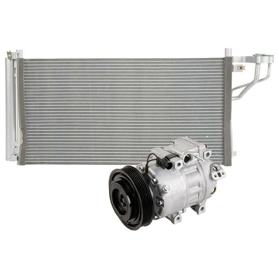 For Kia Optima 2006 2007 2008 AC Compressor w/ A/C Condenser & Drier - BuyAutoParts