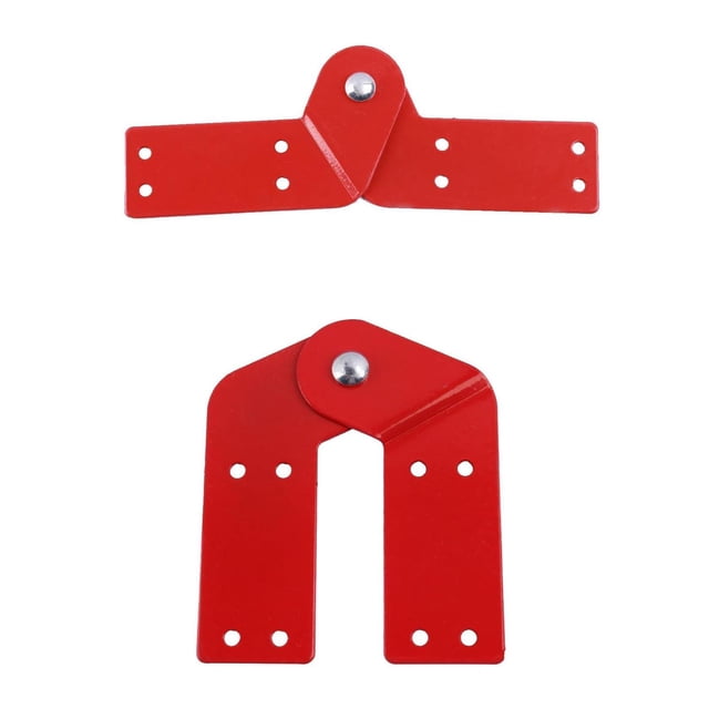 Almencla Alloy Steel Attic Ladder Hinge Heavy Duty Foldable Step Ladder Hardware for Home 2pcs