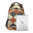 thumbnail image 7 of FORMRS Kids School Backpack Elementary Student Unisex Travel Bookbag with Reflective Stripes, Checkered Pattern, 7 of 7
