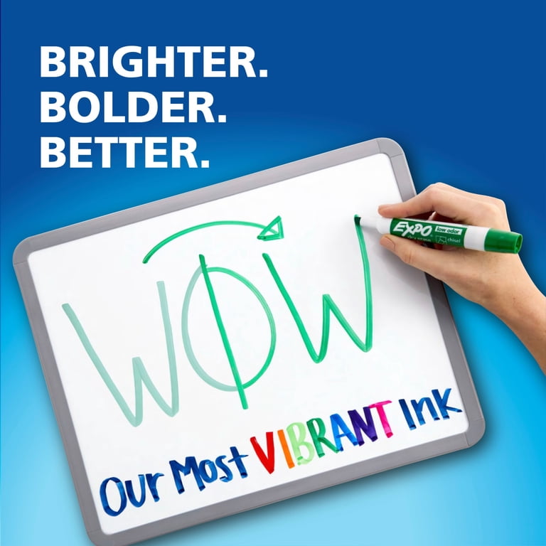 EXPO 2-in-1 Dry Erase Markers, Dual-Ended Markers, Assorted Colors
