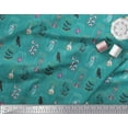 thumbnail image 2 of Soimoi Polyester Crepe Fabric Ghost,Skull & Witch Halloween Print Fabric by Yard 42 Inch Wide, 2 of 3