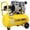 Yellow, variant on LuckyNote 1.5HP Silent Oil-Free Air Compressor, 8 Gallon Portable Electric Shop Compressor with Wheels, 70 dBA, Auto Drain Valve