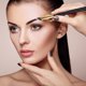 thumbnail image 4 of Cepillo de cejas Cepillo de cejas en ángulo pequeño multifuncional Herramientas de belleza cosmética, 4 of 9
