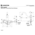 thumbnail image 2 of Kingston KB1571BLSP Georgian Single-Handle 2-or-4 Hole Kitchen Faucet with Side Sprayer in Polished Chrome, 2 of 4
