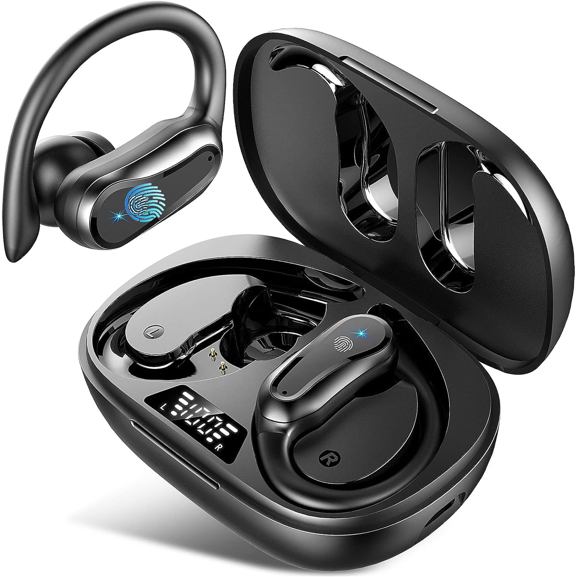 for Samsung Galaxy S23 Ultra Wireless Earbuds Bluetooth 5.3 Headphones 42Hrs Playtime in Ear Buds Sports Earphones Over-Ear Earhooks IP7 Waterproof Headset/Noise Cancelling for Workout