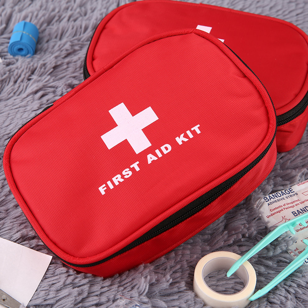 First Aid Kit Emergency Survival Medical Rescue Bag Treatment Case Home