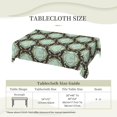 thumbnail image 6 of XMXT Polyester Rectangle Tablecloth, Vintage Geometric Decoration Waterproof Table Cloth Home Dinner Decor Table Cover for Holiday Party, 54 x 72 inches, 6 of 9